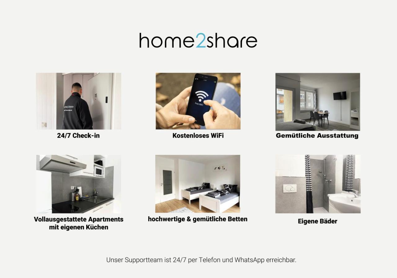 Zentrale Studios Fur Monteure I Home2Share Osnabrück Buitenkant foto
